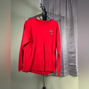 Cardinals Red Long Sleeve Tee with Crew Neck